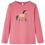 Camiseta infantil de manga larga rosa envejecido 104 de vidaXL, Camisetas para niños - Ref: Foro24-14020, Precio: 8,99 €, Des...