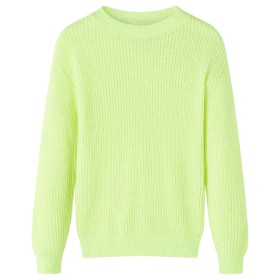 Neon yellow children's knitted sweater 128 by vidaXL, Kids T-shirts - Ref: Foro24-14578, Price: 15,99 €, Discount: %