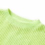 Jersey de punto infantil amarillo neón 128 de vidaXL, Camisetas para niños - Ref: Foro24-14578, Precio: 15,26 €, Descuento: %