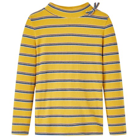 Children's long-sleeved t-shirt in ocher color 128 by vidaXL, Kids T-shirts - Ref: Foro24-14112, Price: 9,99 €, Discount: %