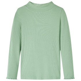 Children's long-sleeved high-neck t-shirt in dark mint color 104 by vidaXL, Kids T-shirts - Ref: Foro24-14330, Price: 10,99 €...