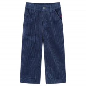 Pantalón infantil pana azul marino 116 de vidaXL, Pantalones de niños - Ref: Foro24-13916, Precio: 14,75 €, Descuento: %