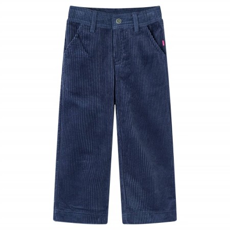 Pantalón infantil pana azul marino 116 de vidaXL, Pantalones de niños - Ref: Foro24-13916, Precio: 14,75 €, Descuento: %