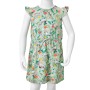 Vestido infantil con mangas volantes caqui claro 128 de vidaXL, Vestidos de niños - Ref: Foro24-14635, Precio: 14,99 €, Descu...