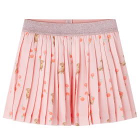 Falda plisada infantil naranja claro 140 de vidaXL, Pantalones de niños - Ref: Foro24-14623, Precio: 15,99 €, Descuento: %