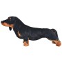 XXL schwarzer stehender Plüschdackel Hund von vidaXL, Stofftiere - Ref: Foro24-91333, Preis: 55,77 €, Rabatt: %