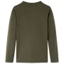 Khaki long-sleeved children's t-shirt 128 by vidaXL, Kids T-shirts - Ref: Foro24-12822, Price: 7,88 €, Discount: %