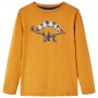 Dunkelockerfarbenes, langärmliges Kinder-T-Shirt 104 von vidaXL, Kinder-T-Shirts - Ref: Foro24-12855, Preis: 8,06 €, Rabatt: %