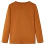 Children's long-sleeved t-shirt in cognac color 92 by vidaXL, Kids T-shirts - Ref: Foro24-12834, Price: 9,99 €, Discount: %