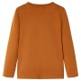 Long-sleeved children's t-shirt in cognac color, size 116. by vidaXL, Kids T-shirts - Ref: Foro24-12836, Price: 8,22 €, Disco...