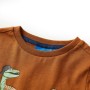 Camiseta infantil de manga larga color coñac 116 de vidaXL, Camisetas para niños - Ref: Foro24-12836, Precio: 8,22 €, Descuen...