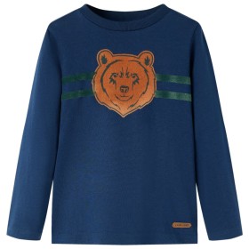 Navy blue long-sleeved children's t-shirt 116 by vidaXL, Kids T-shirts - Ref: Foro24-13121, Price: 9,99 €, Discount: %