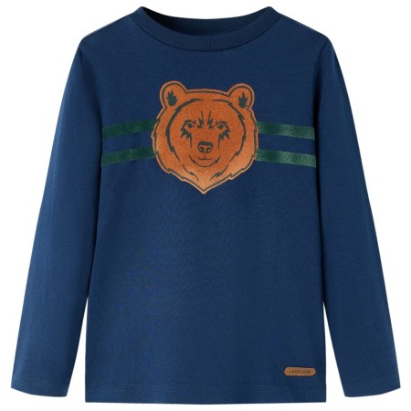 Navy blue long-sleeved children's t-shirt 116 by vidaXL, Kids T-shirts - Ref: Foro24-13121, Price: 9,81 €, Discount: %