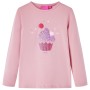 Camiseta infantil de manga larga rosa claro 104 de vidaXL, Camisetas para niños - Ref: Foro24-14055, Precio: 8,99 €, Descuent...