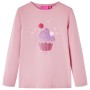 Camiseta infantil de manga larga rosa claro 128 de vidaXL, Camisetas para niños - Ref: Foro24-14057, Precio: 8,48 €, Descuent...