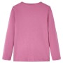 Children's long-sleeved t-shirt in raspberry color 92 by vidaXL, Kids T-shirts - Ref: Foro24-14069, Price: 10,06 €, Discount: %