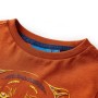 Langarm-T-Shirt für Kinder in der Farbe 116 in hellem Ziegelstein von vidaXL, Kinder-T-Shirts - Ref: Foro24-13156, Preis: 9,6...