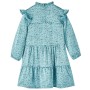 Vestido infantil de manga larga azul 92 de vidaXL, Vestidos de niños - Ref: Foro24-14324, Precio: 14,99 €, Descuento: %