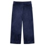 Pantalón infantil terciopelo azul oscuro 140 de vidaXL, Pantalones de niños - Ref: Foro24-14403, Precio: 10,37 €, Descuento: %