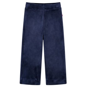 Pantalón infantil terciopelo azul oscuro 116 de vidaXL, Pantalones de niños - Ref: Foro24-14401, Precio: 8,99 €, Descuento: %