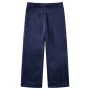 Pantalón infantil terciopelo azul oscuro 116 de vidaXL, Pantalones de niños - Ref: Foro24-14401, Precio: 8,81 €, Descuento: %