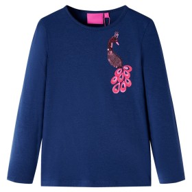 Navy blue long-sleeved children's t-shirt 116 by vidaXL, Kids T-shirts - Ref: Foro24-13596, Price: 9,99 €, Discount: %