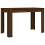 Mesa de comedor madera de ingeniería marrón roble 120x60x76 cm de vidaXL, Mesas de cocina y de comedor - Ref: Foro24-838191, ...