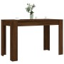 Mesa de comedor madera de ingeniería marrón roble 120x60x76 cm de vidaXL, Mesas de cocina y de comedor - Ref: Foro24-838191, ...