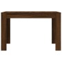 Mesa de comedor madera de ingeniería marrón roble 120x60x76 cm de vidaXL, Mesas de cocina y de comedor - Ref: Foro24-838191, ...