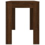 Mesa de comedor madera de ingeniería marrón roble 120x60x76 cm de vidaXL, Mesas de cocina y de comedor - Ref: Foro24-838191, ...