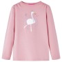 Children's long-sleeved t-shirt light pink 104 by vidaXL, Kids T-shirts - Ref: Foro24-13690, Price: 8,53 €, Discount: %