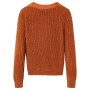 Children's knitted sweater in cognac color 128 by vidaXL, Kids T-shirts - Ref: Foro24-14751, Price: 16,59 €, Discount: %