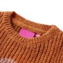 Children's knitted sweater in cognac color 128 by vidaXL, Kids T-shirts - Ref: Foro24-14751, Price: 16,59 €, Discount: %