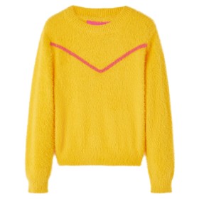 Dark ocher children's knitted sweater 92 by vidaXL, Kids T-shirts - Ref: Foro24-14758, Price: 16,99 €, Discount: %