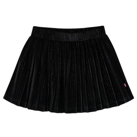 Pleated black lurex children's skirt size 140 by vidaXL, kids pants - Ref: Foro24-14876, Price: 11,99 €, Discount: %