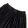 Pleated black lurex children's skirt size 140 by vidaXL, kids pants - Ref: Foro24-14876, Price: 11,99 €, Discount: %