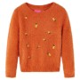 Orangefarbener Kinder-Strickpullover 116 von vidaXL, Kinder-T-Shirts - Ref: Foro24-14944, Preis: 16,40 €, Rabatt: %