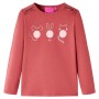 Hellbraunes, langärmliges Kinder-T-Shirt 116 in Rosa von vidaXL, Kinder-T-Shirts - Ref: Foro24-13776, Preis: 8,22 €, Rabatt: %