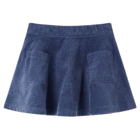 Falda infantil con bolsillos pana azul marino 104 de vidaXL, Pantalones de niños - Ref: Foro24-13885, Precio: 9,72 €, Descuen...