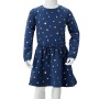 Marineblaues langärmeliges Kinderkleid 104 von vidaXL, Kinderkleider - Ref: Foro24-13575, Preis: 12,74 €, Rabatt: %