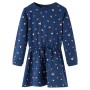 Vestido infantil de manga larga azul marino 128 de vidaXL, Vestidos de niños - Ref: Foro24-13577, Precio: 12,99 €, Descuento: %