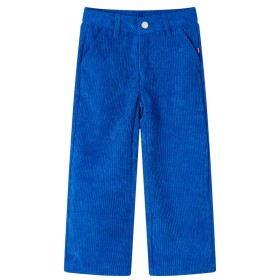 Cobalt blue corduroy children's pants 104 by vidaXL, kids pants - Ref: Foro24-14420, Price: 10,68 €, Discount: %