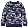 Marineblaues Kinder-Sweatshirt 128 von vidaXL, Kinder-T-Shirts - Ref: Foro24-12787, Preis: 14,28 €, Rabatt: %