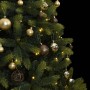 Artificial Christmas tree with hinges 150 LED and balls 150 cm by vidaXL, Christmas trees - Ref: Foro24-3210286, Price: 107,4...