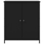 Schwarzes Sideboard aus Holzwerkstoff, 70 x 30 x 80 cm von vidaXL, Sideboards - Ref: Foro24-835534, Preis: 73,99 €, Rabatt: %