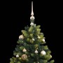 Artificial Christmas tree with hinges 150 LED and balls 120 cm by vidaXL, Christmas trees - Ref: Foro24-3210303, Price: 90,50...