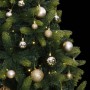 Artificial Christmas tree with hinges 150 LED and balls 120 cm by vidaXL, Christmas trees - Ref: Foro24-3210303, Price: 90,50...