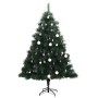 Artificial Christmas tree with hinges 150 LED and balls 120 cm by vidaXL, Christmas trees - Ref: Foro24-3210317, Price: 66,28...