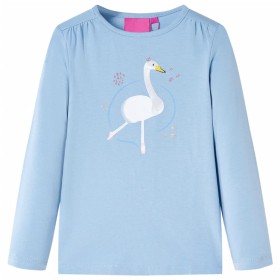 Camiseta infantil de manga larga azul claro 140 de vidaXL, Camisetas para niños - Ref: Foro24-13703, Precio: 10,99 €, Descuen...