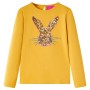 Children's long-sleeved t-shirt in ocher color 140 by vidaXL, Kids T-shirts - Ref: Foro24-13968, Price: 10,99 €, Discount: %